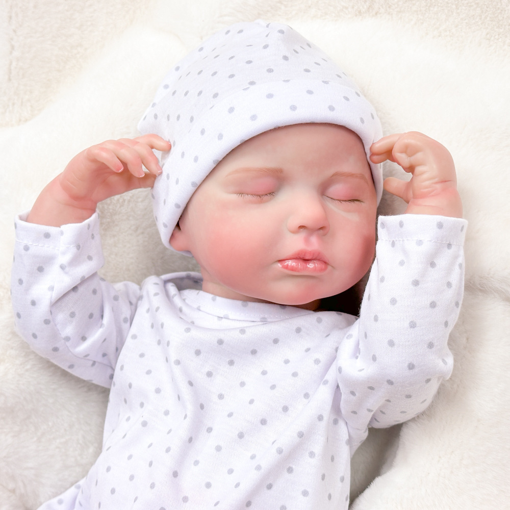 Comercio electrónico, muñecas de comercio exterior, muñecas de alto color, muñecas de simulación 3D, ropa de punto de onda blanca pesada.