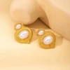 Earrings from pearl