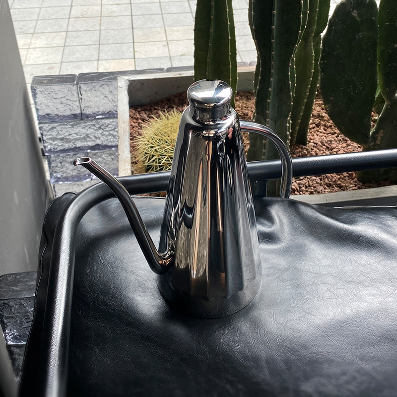 18 / 10 cafetera de acero inoxidable hervidor de café hervidor de té hervidor de aceite hervidor de leche hervidor de agua de lavado con espejo de viento nórdico