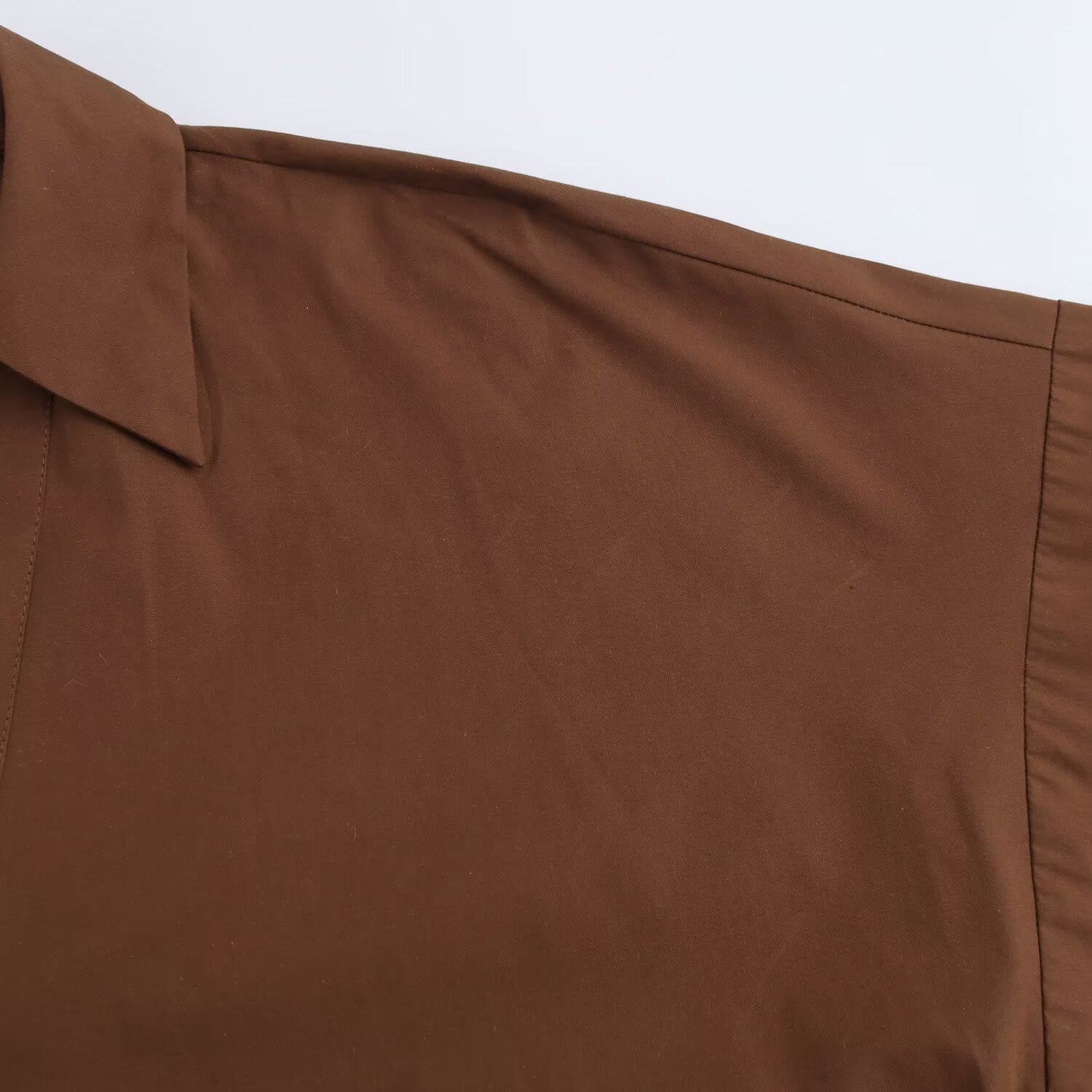 Women's Classic Fashion Wide Sleeve Poplin Shirt European American Style Versatile New Clothing_ecoleips.com