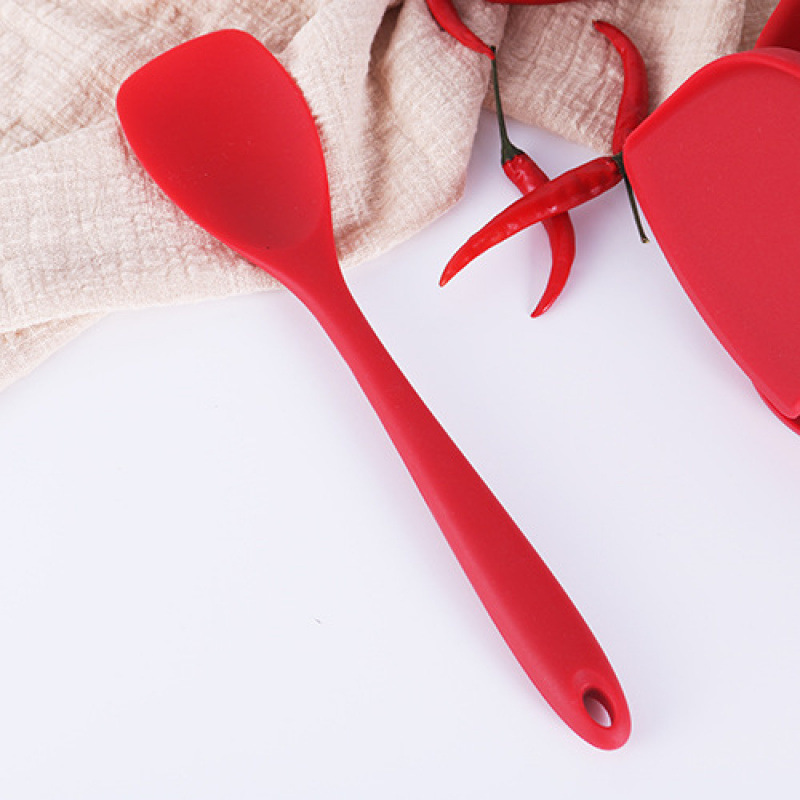 Fabricante de cocina en stock conjunto de cocina antiadherente cocina de goma de silicio de cocina de almacenamiento creativo de cocina marco de cocina de silicona set 7 piezas