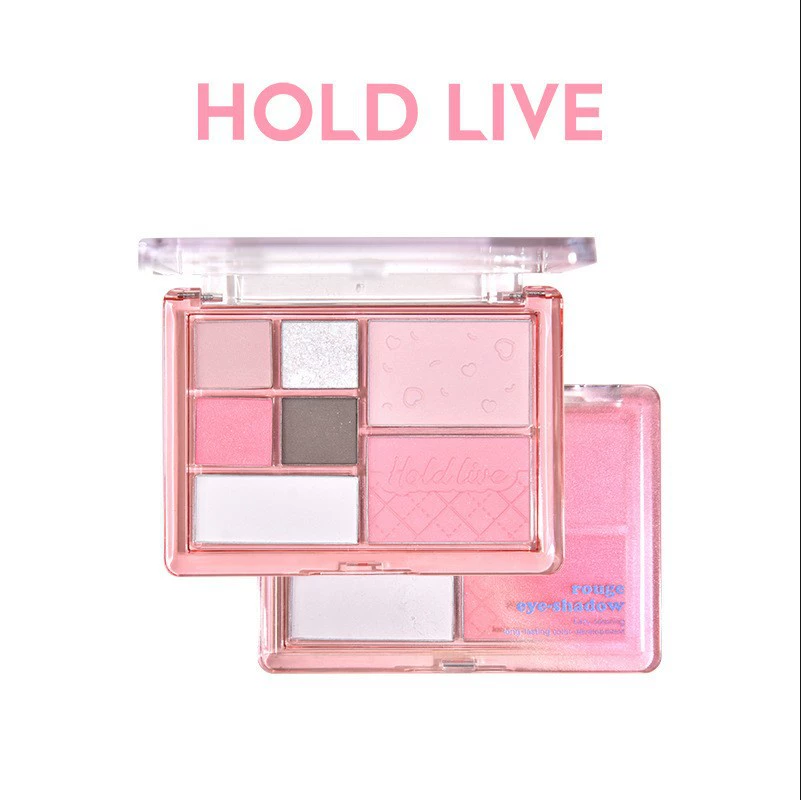 HOLD LIVE Complex blue flashing matte face blush, earth tones, optics