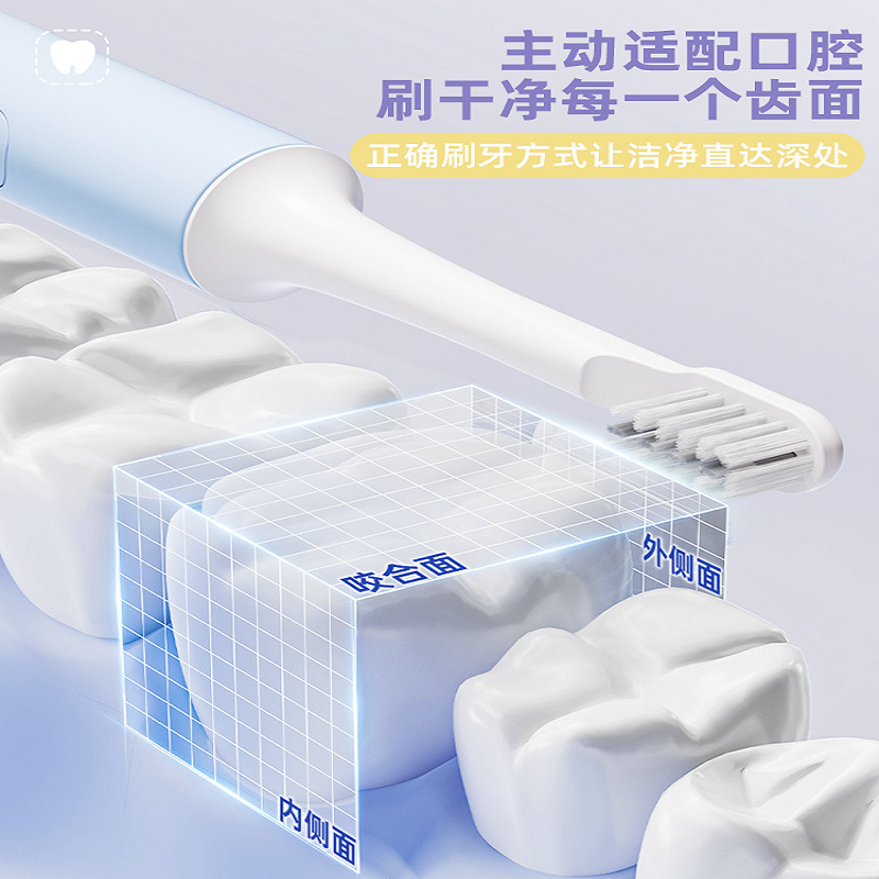 三丽鸥声波电动牙刷收纳电动牙刷便携式旅行电动牙刷家用成人软毛|undefined