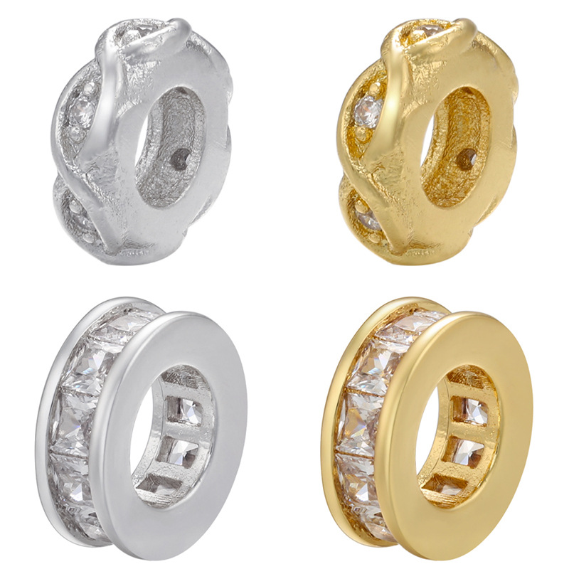 4g Weight Copper Material Plating Design White, Gold Color Copper 无