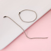 Bead chain clothing tag chain round bead chain jewelry key chain wave pearl chain color hanging chain DIY material wholesale