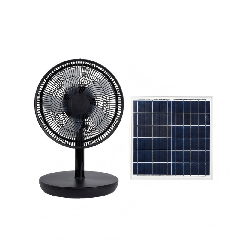 ventilador solar ventilador de piso solar de carga 10 pulgadas ventilador vertical de carga de viento grande con panel solar