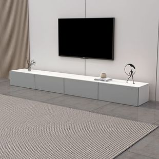 Simple Modern Coffee Table Tv Cabinet Living Room Floor-Standing Combination Household Large and Small Apartment Simple Storage Floor Cabinet Accessible Luxury