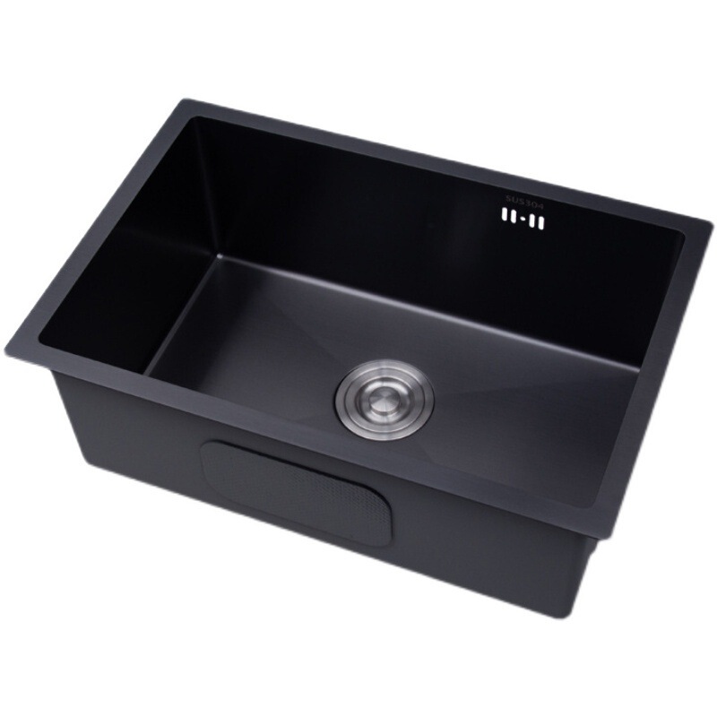 Custom-Made Black Handmade Kitchen Sink, Under-Counter Basin, Bar Counter, Embedded Small Island Sink, Stainless Steel Sink for Small Apartments Custom-Made Black Handmade Kitchen Sink, Under-Counter Basin, Bar Counter, Embedded Small Island Sink, Stainless Steel Sink for Small Apartments