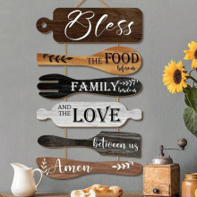 L 41975 Wooden wall decor sign ľ�Ʊڹ�װ���ƿ羳����ͨ