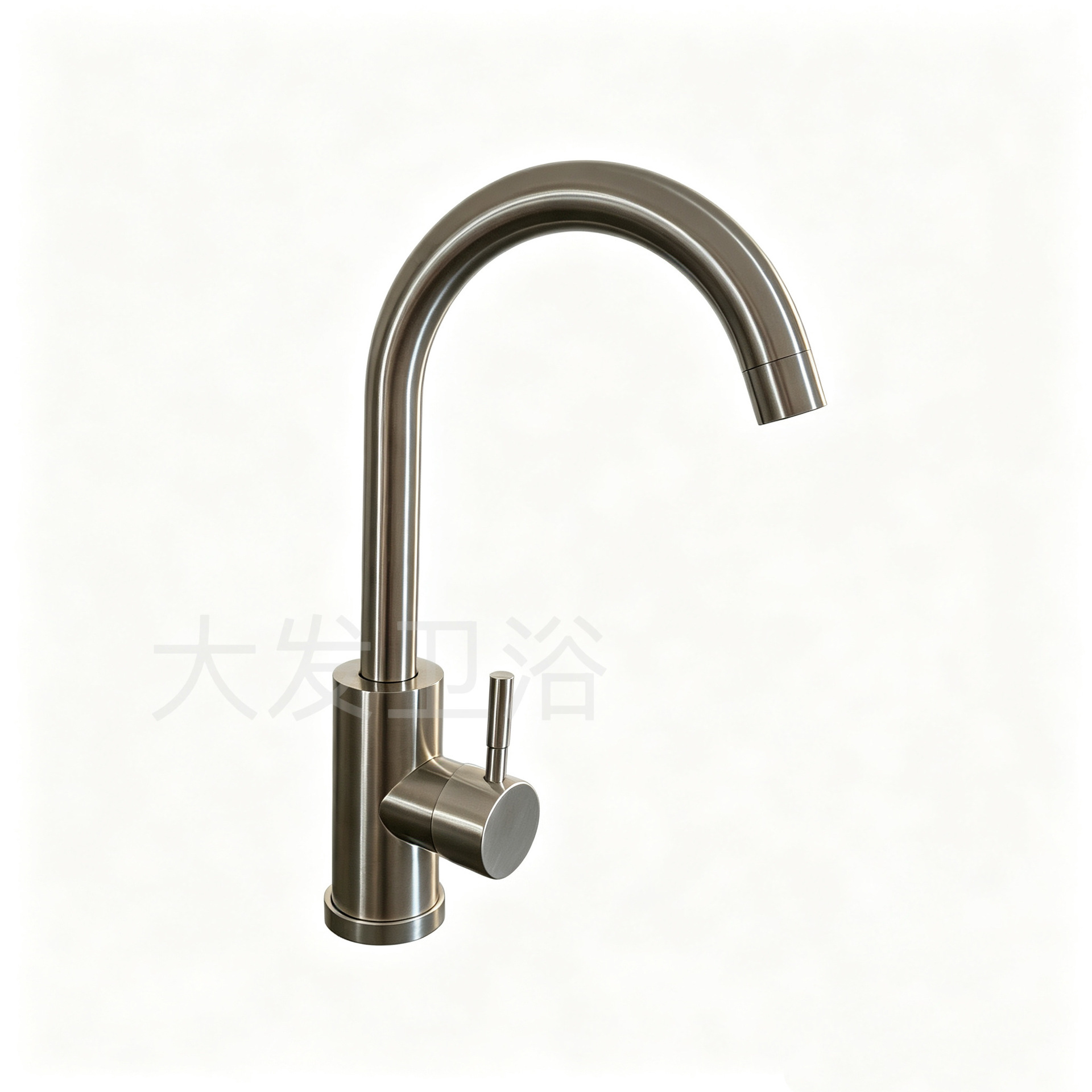 Grifo Mezclador Giratorio para Fregadero de Cocina 201 de Acero Inoxidable con Rotación de 360°