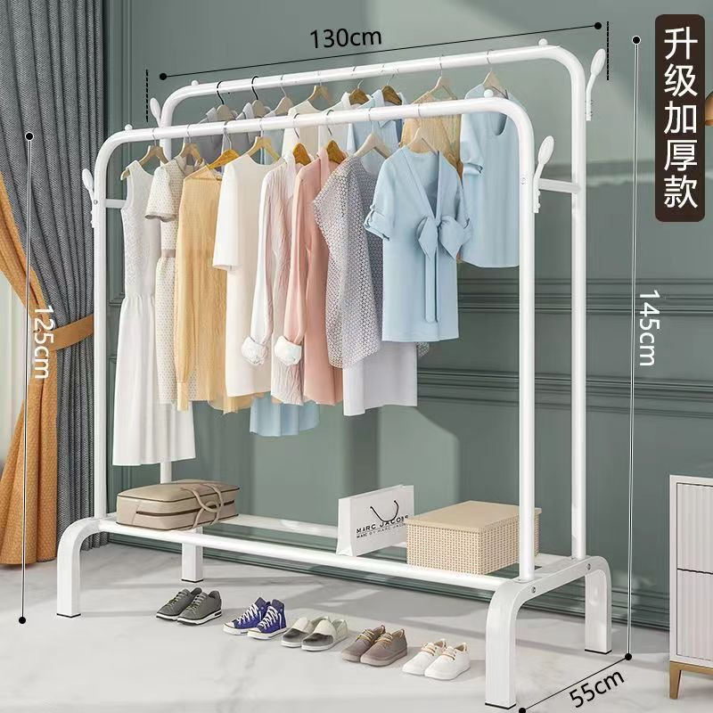 Combinación percha de ropa zapatos sombreros quilt tipo suelo balcón dormitorio sombreros gancho de almacenamiento de productos fabricantes de comercio exterior secado plegable