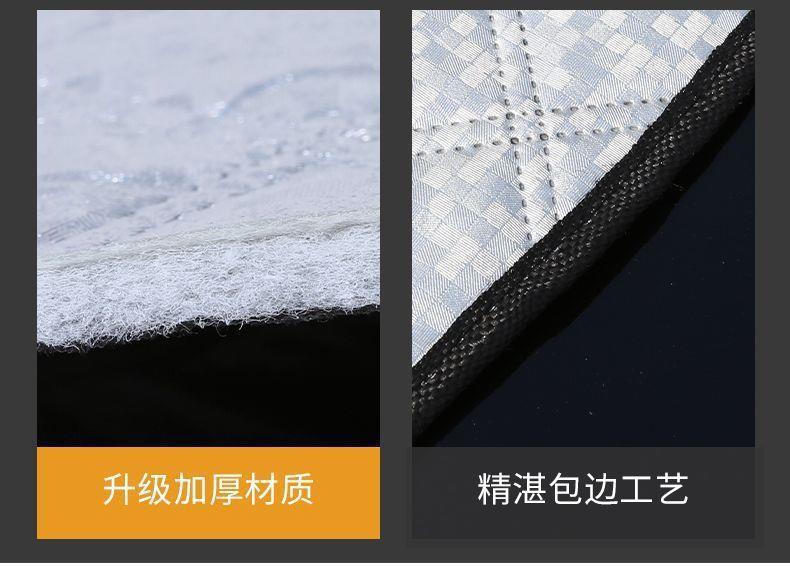 Universal Ultrasonic Thickened Semi-Transparent Glass Car Cover for Snow, Frost, and Ice Protection, Sunshade, and Snow Cover for Vehicles