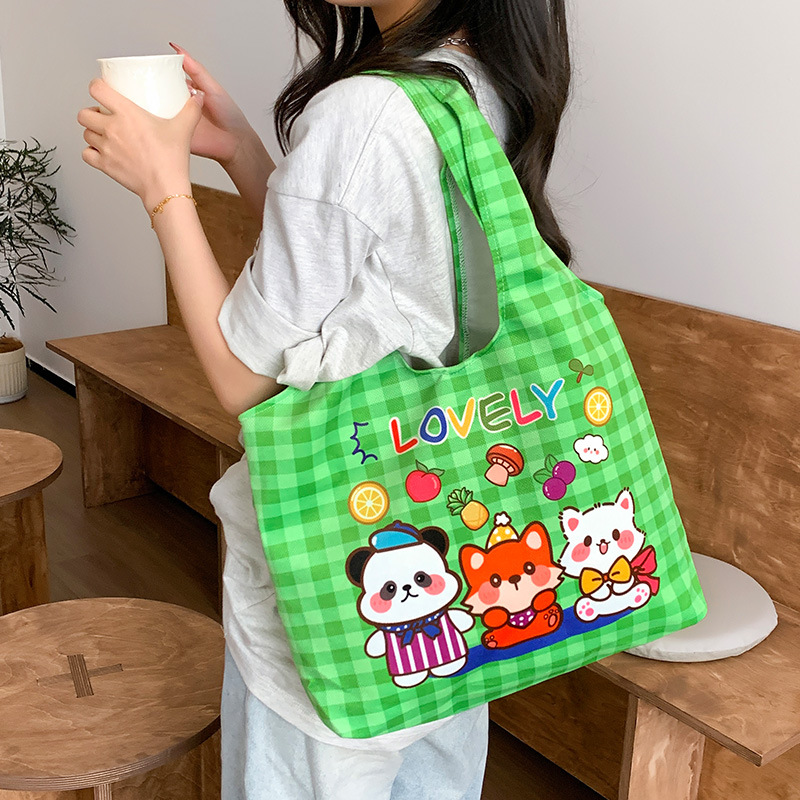Bolsa coreana de alta capacidad bolso de hombro bolso de clase para estudiantes universitarios 2024 nuevo chaleco bolso al por mayor