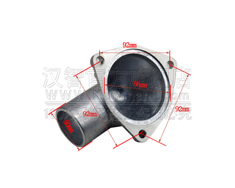 Termostato de carretilla elevadora 5-13713-009-1 para piezas de carretilla elevadora del motor ISUZU 6BG1 D1