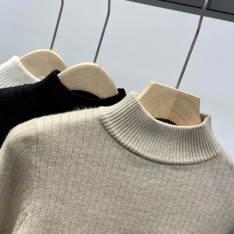 Pullovers Placket Type Wholesale Women's Casual Simple Style Solid Color Long Sleeve Sweaters & Cardigans