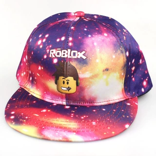 厂家定制roblox帽子游戏周边星空平板帽户外遮阳防晒棒球帽