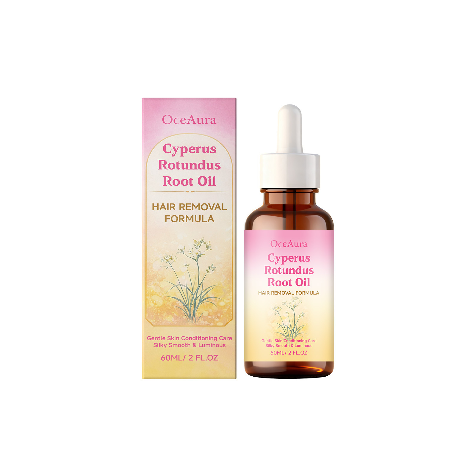 OceAura Depilación Aceite Essencial Gentle Skin Care Limpieza suave depilación hidratante aceite esencial de cuidado diario