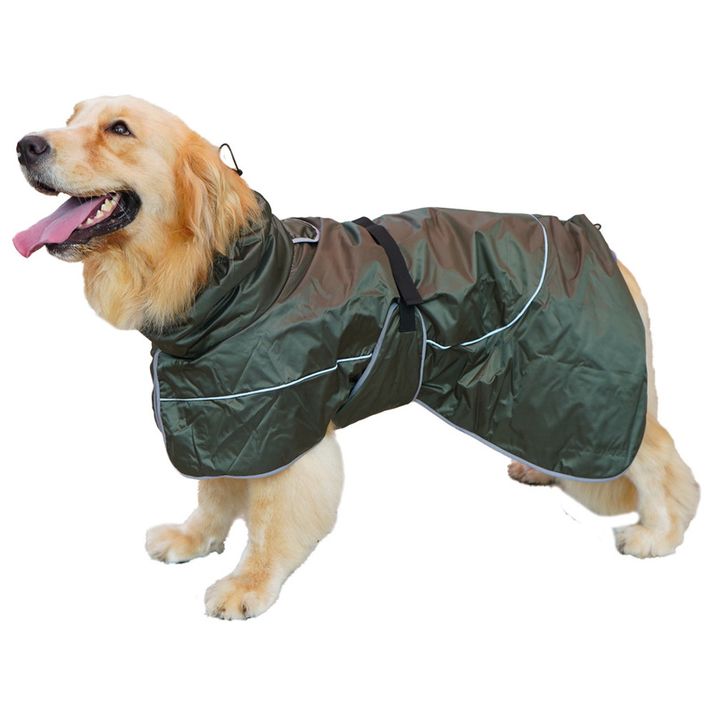跨境宠物用品边牧金毛大型犬衣服冬季保暖宠物冲锋衣防水狗狗雨衣|undefined