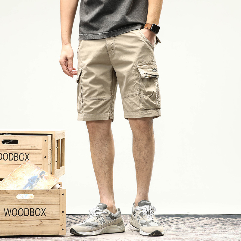 Cross-Border Men's Shorts Japanese Style Foreign Trade Casual Sports Pants Summer Trendy Brand Work Pants Men's Multi-Pocket Design