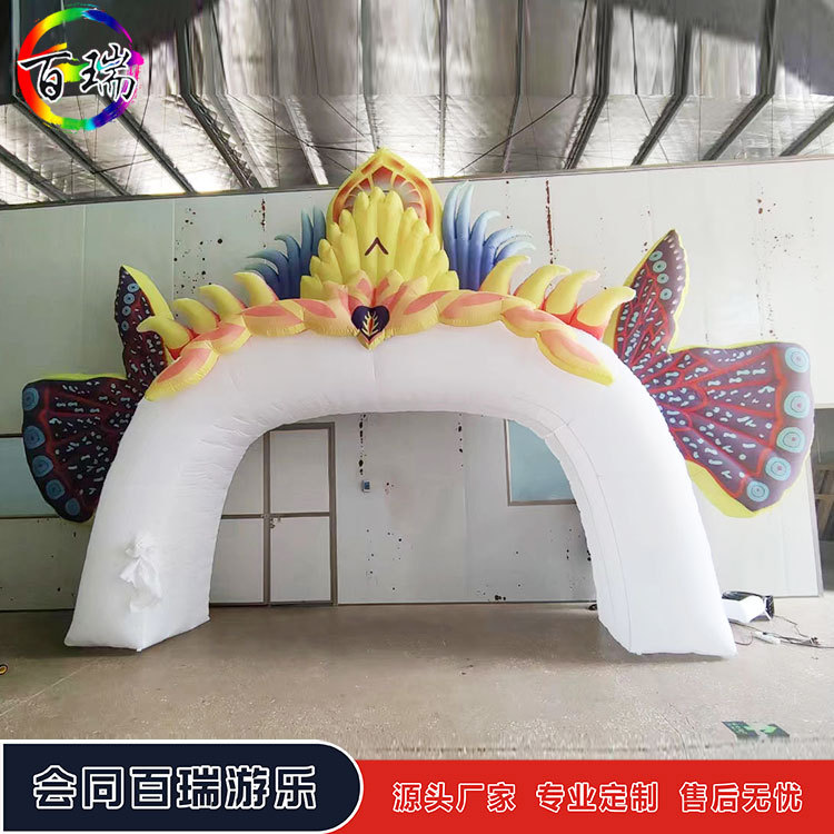 充气拱门海洋森林主题卡通气模学校庆典游乐园零食开业活动拱门
