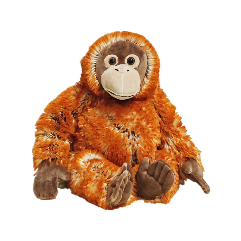 Peluche de gorila simulado, adorable gorila gigante negro, muñeco creativo, almohada grande, transfronterizo