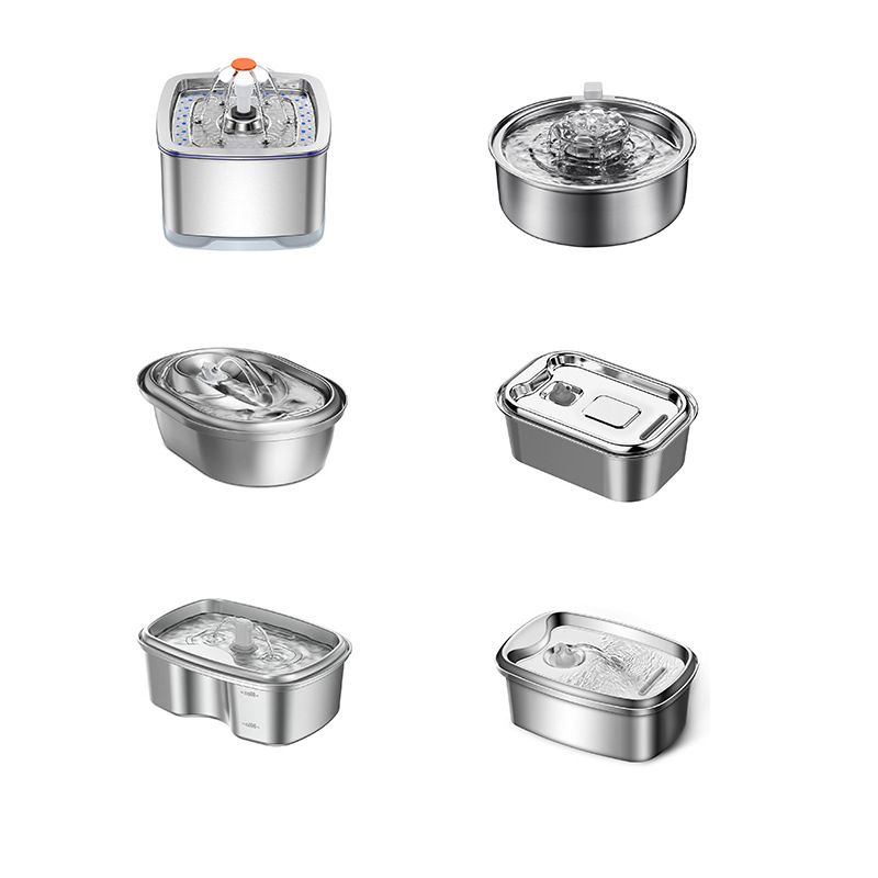 Amazon de acero inoxidable inteligente para bebidas de mascotas 3.2L filtro de circulación automática de gran capacidad alimentador de agua para gatos y perros
