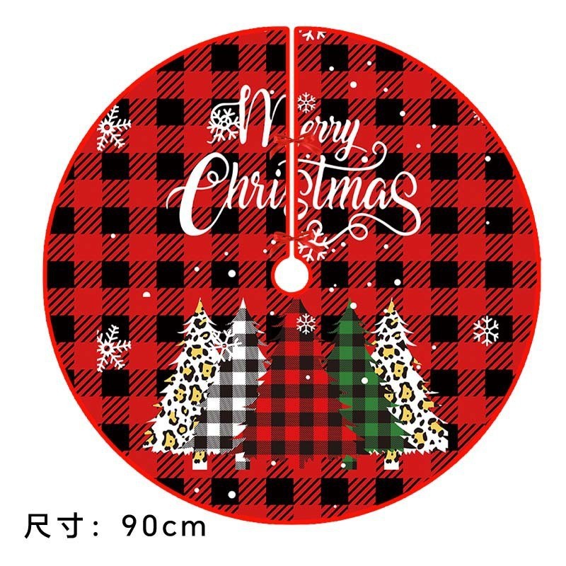 国境を越えたクリスマス装飾用品の雰囲気配置雪花箔押しベルベットの木のスカートの雰囲気配置クリスマスツリーの底|undefined