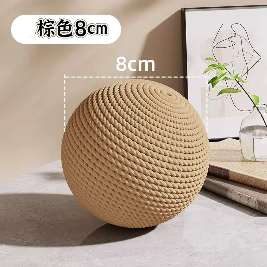 해외 라벨 부착 고품질 8cm 직경 (갈색)