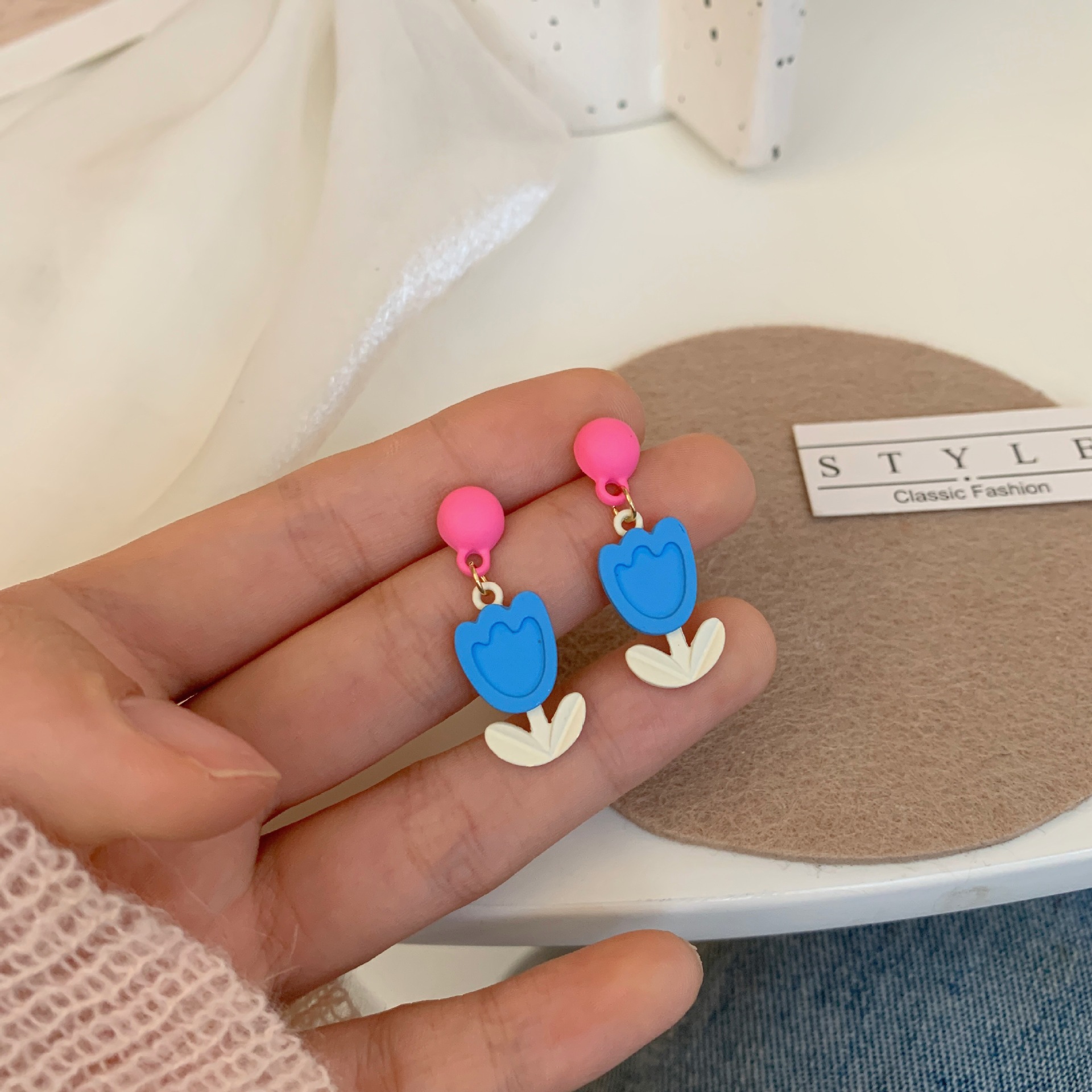 Women's Gender 1 Pair Simple Style Heart Shape Stoving Varnish Alloy Drop Earrings Ear Studs