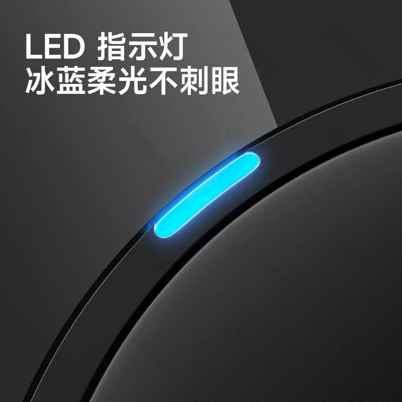 Международный электротехник Тип 86 Черная закаленная стеклянная панель с LED-индикатором, бытовой, один открытый, выключатель с 5 отверстиями Socket