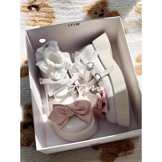 Children's Mary Jane Small Leather Shoes Japanese Girls' JK Large Shoes 2024 Summer Spring Bow Girl Shoes
