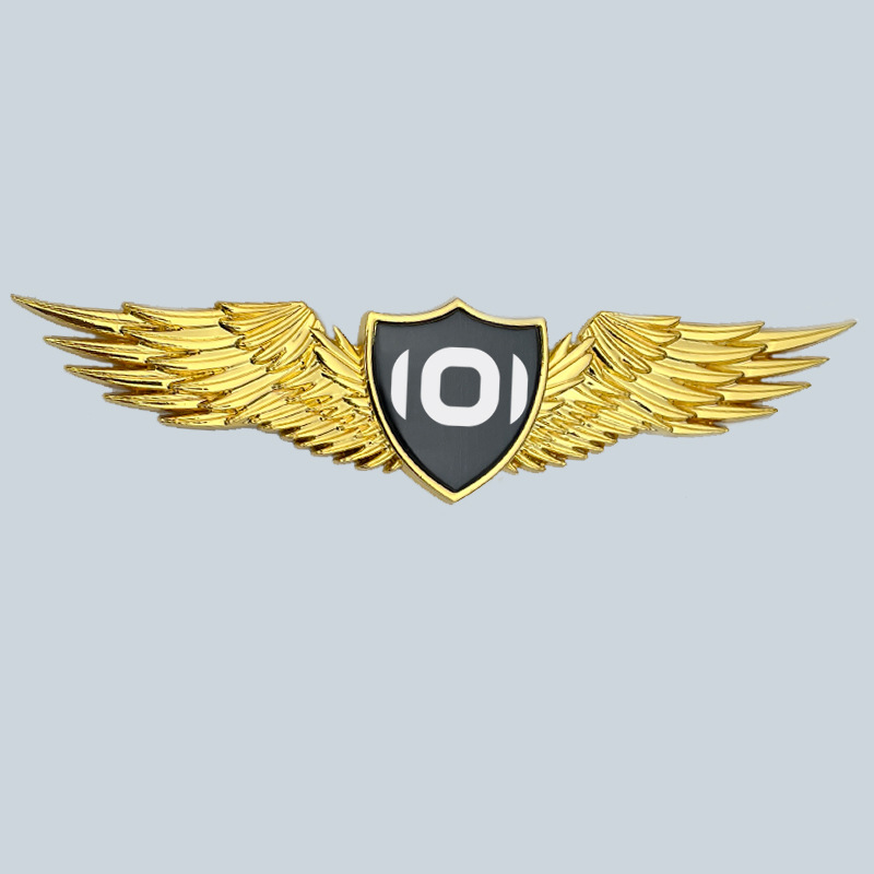 장안 Qiyuan 금속 자동차 스티커 JY 골드 블랙