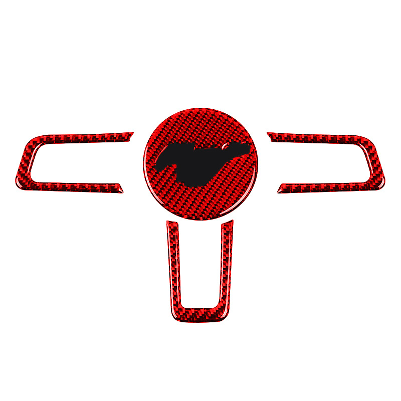 빨간색 핸들 로고 + 버튼 스티커