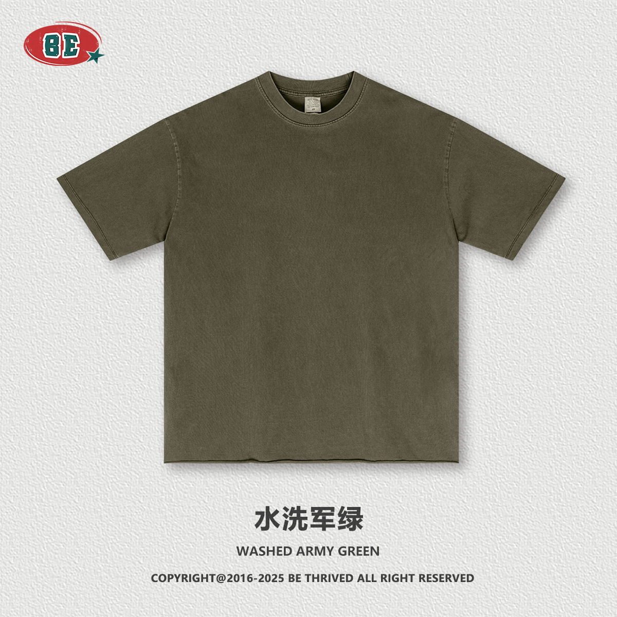 Be Hombres| 2025 verano marca de moda americana pesada azul borde grande hombre camiseta de mangas cortas pantalones cortos set hombre