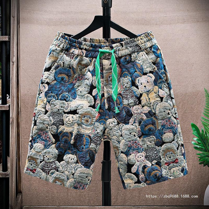 Ge Hua Summer Floral Shorts for Men, Trendy Brand, Stylish Casual Five-Point Shorts, 2026 New Style, Loose Fit, Trendy Sports Beach Shorts Ge Hua Summer Floral Shorts for Men, Trendy Brand, Stylish Casual Five-Point Shorts, 2026 New Style, Loose Fit, Trendy Sports Beach Shorts