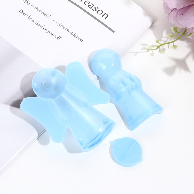 Nueva caja de dulces de angelito adornos de dibujos animados lindos y creativos caja de dulces de boda de ángel adornos de plástico
