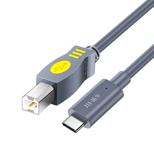 Jinghua Type-C printer cable for notebook connecting printer USB 3.1 Type-C to B port factory