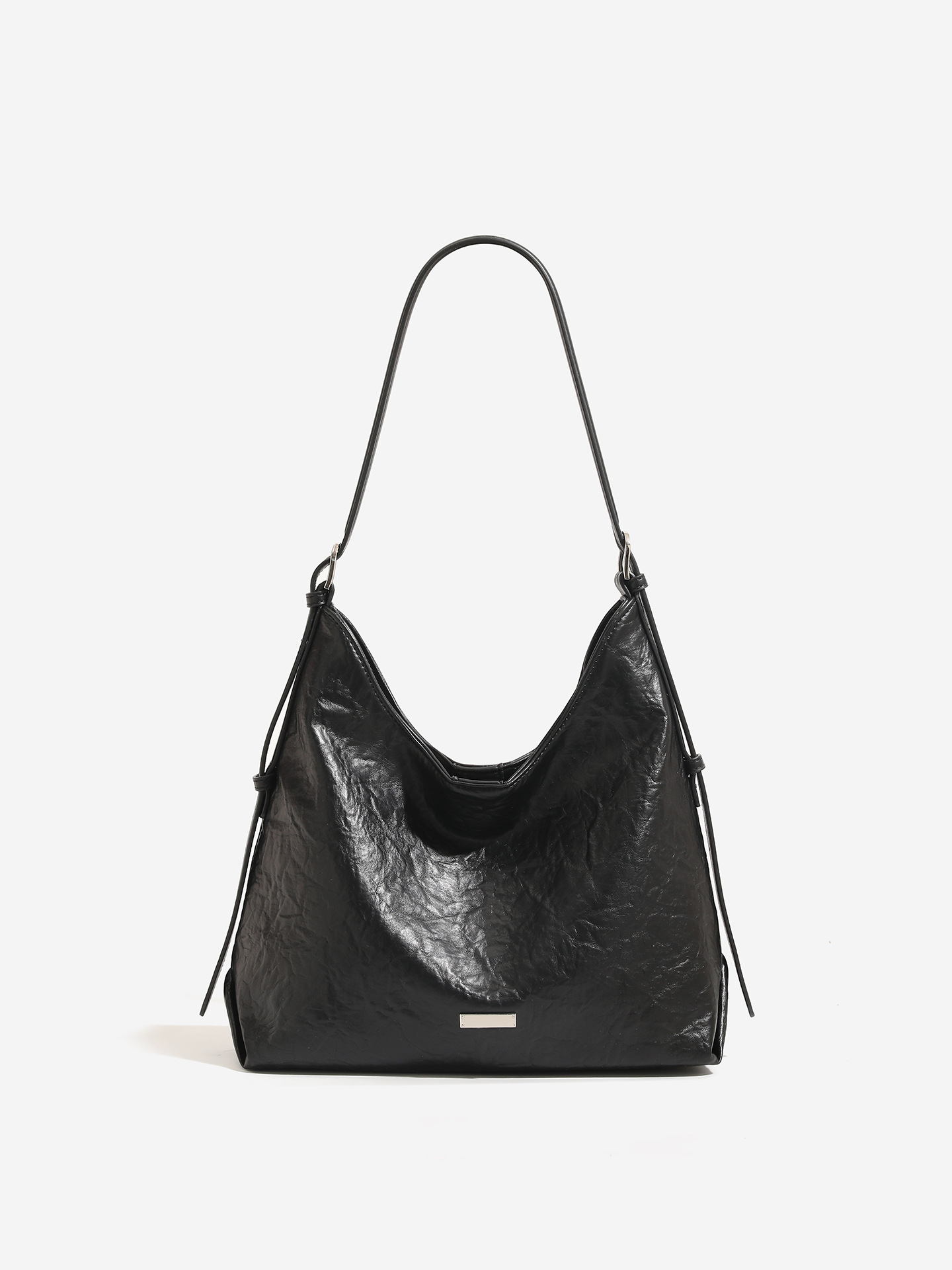 Luxury Tote Bag For Women 2025 Autumn/Winter New Arrival Ruched Commuter Underarm Bag Large Capacity Soft Leather Shoulder Hobo Bag - Thumbnail 2
