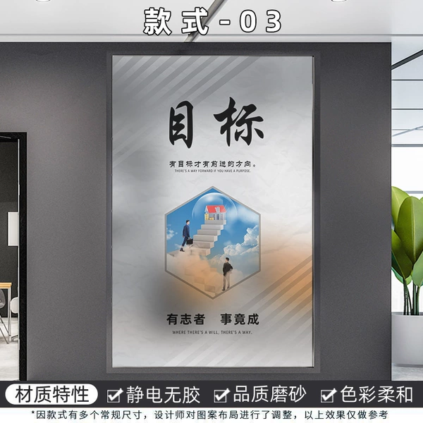 [款式3【默认静电磨砂膜】 目标]