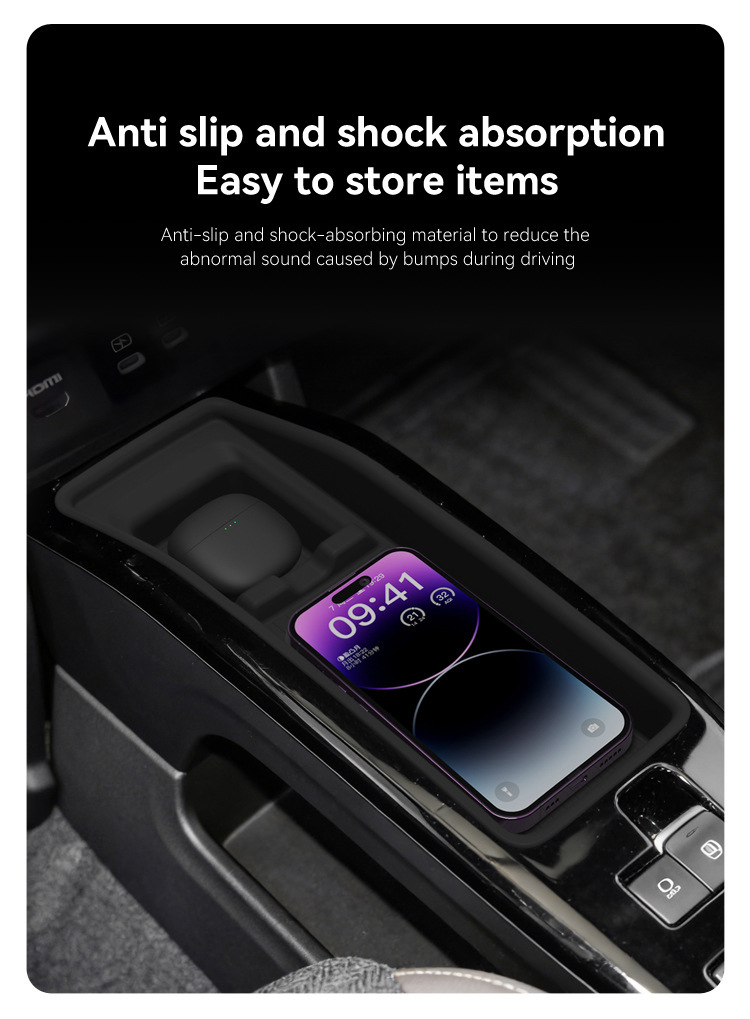 Suitable for 25-26 Models of Suzuki Xbee, Central Control Storage Mat, Silicone Protective Anti-Slip Mat, Automotive Accessories Modification Parts