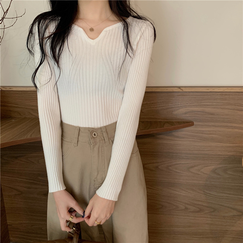 Elegant knitted autumn design short fitted base body-friendly…