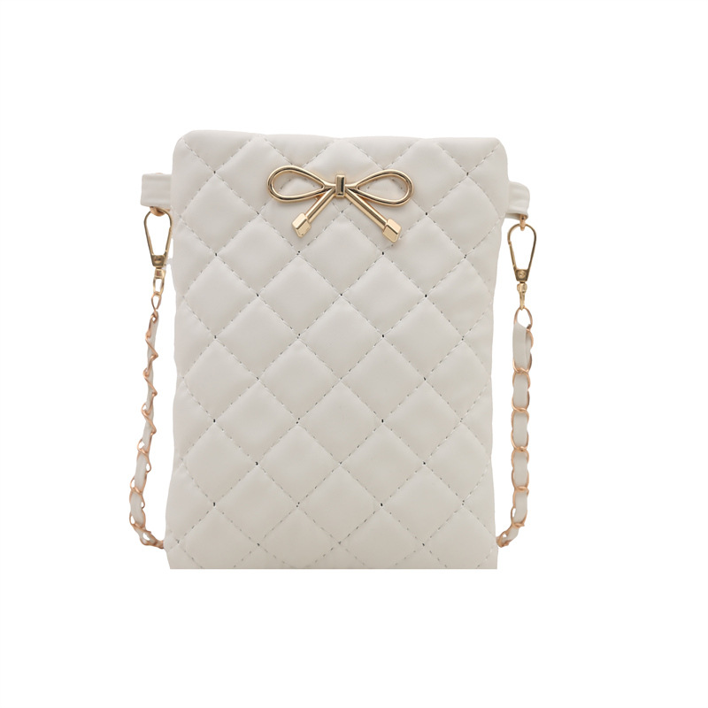 Autumn Popular Bow Small Square Bag Women's 2025 New Fashion Trend Crossbody Bag Niche Sweet Shoulder Bag