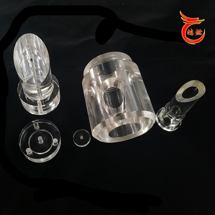 鸿燃亚克力制品有机玻璃厂家注塑件PMMA塑料制品cnc直供