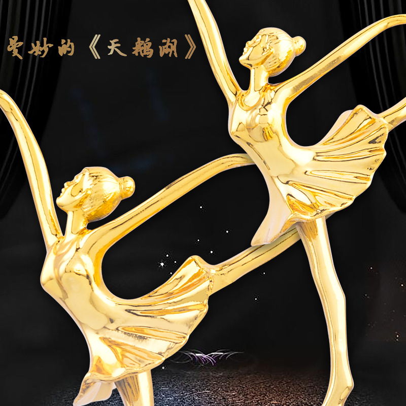 Vela pequeño hombre dorado trofeo de baile latino Ballet Premio de Honor Premio creativo titular del Premio al por mayor imprimible