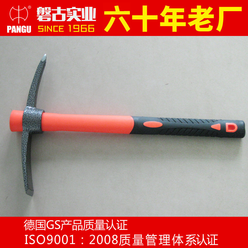 纤维柄包塑手柄钢镐系列 土地农用钢镐 手动破土专用镐