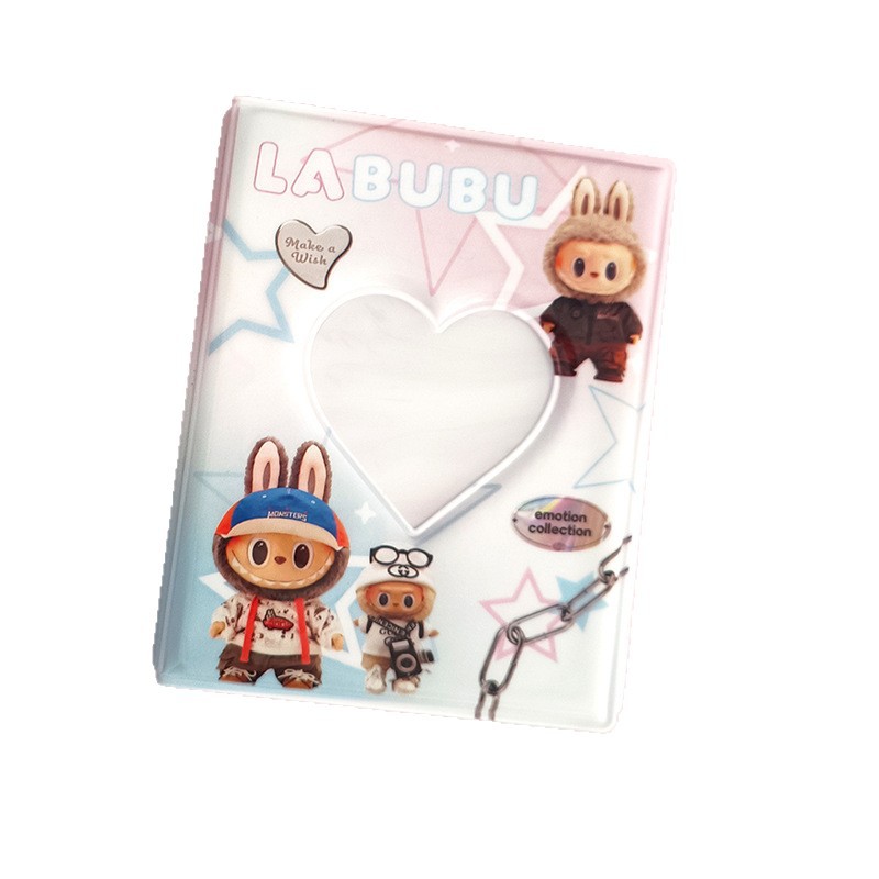 Tarjeta de dibujos animados ventana de tarjetas de 3 pulgadas mini un Gongge fotografía de los niños estrella persecución bolsa de tarjetas de álbum de fotos