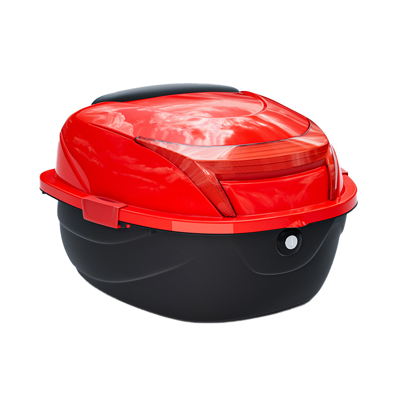 Caja de almacenamiento universal, grande y reforzada, antivibraciones, para patinetes eléctricos, patinetes y motocicletas, caja de herramientas, maletero trasero.