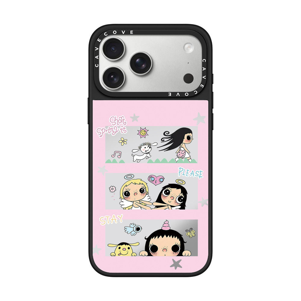 yuy 소옥 비행 가방 소녀 자기 흡입 적용 iPhone16promax 핸드폰 케이스 17/14pro 거