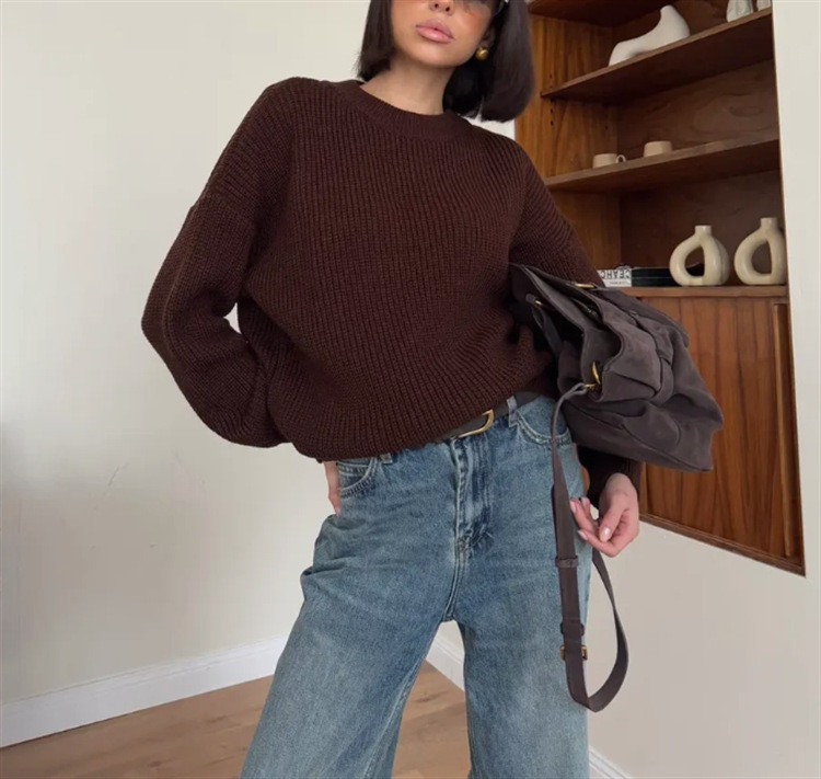 브라운[라운드넥 쇼트 스타일]