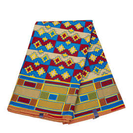 非洲棉质蜡染印花面料双面几何金沙布料速卖通亚马逊跨境货源批发